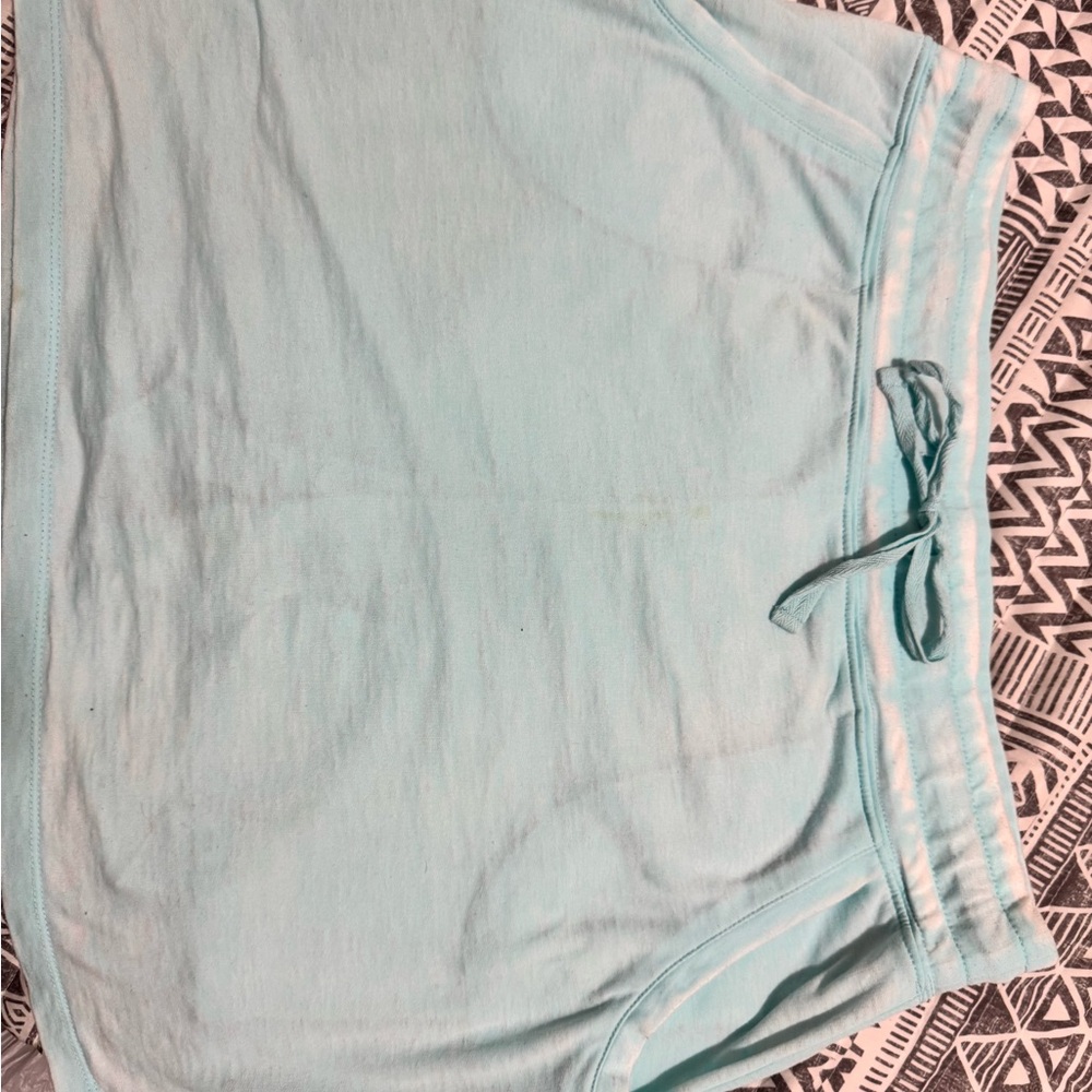 Light Blue Casual Skirt shorts in a skirt